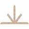 Ekena Millwork Saratoga Smooth Timber Gable Bracket, Douglas Fir, 84"W x 56"H x 3 1/2"D x 5 1/2"F, 16/12 Pitch GBW084X56X0406SAR00SDF - alternate 1